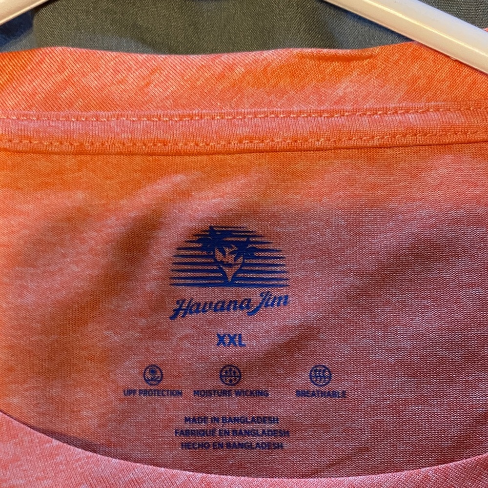 Havana Jim XXL Coral Heather Tee